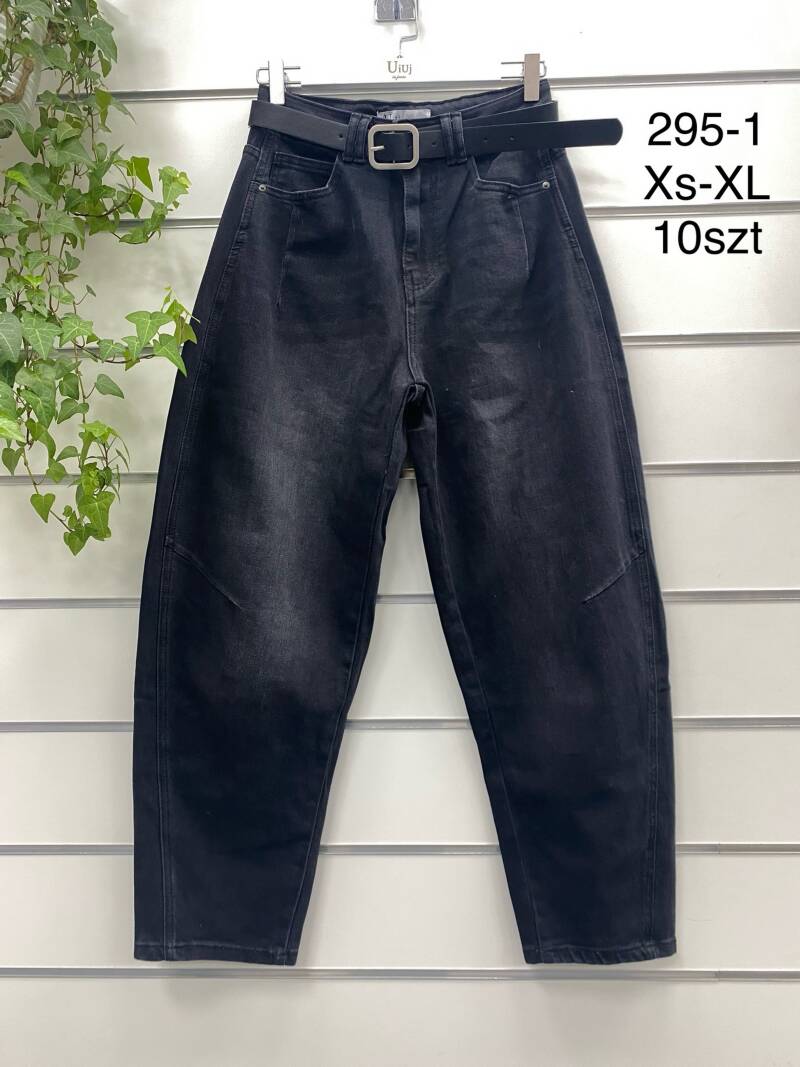 Spodnie damskie jeansy Roz XS-XL, 1 Kolor Paczka 10 szt